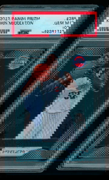 2012 PRIZM KHRIS MIDDLETON RC PSA 10