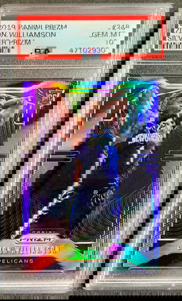 2019 Panini Prizm Silver Zion Williamson Rookie RC PSA 10