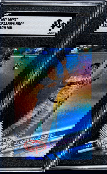 2017 Topps Aaron Judge Rainbow Foil SGC 9 Rookie Card #287