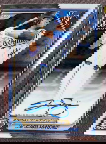 2024 Bowman Chrome Draft Base Auto Jac Caglianone
