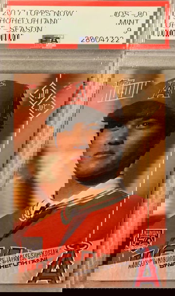 2017 Topps Now Off-Season SHOHEI OHTANI PSA 9