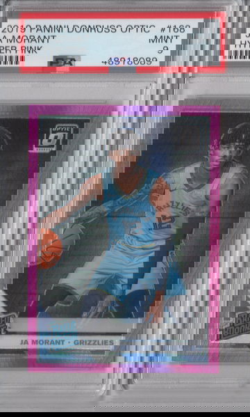 2019 Optic Ja Morant Hyper Pink PSA 9