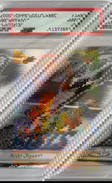 2000 Topps Gold Label Kobe Bryant Jam Artists PSA 9