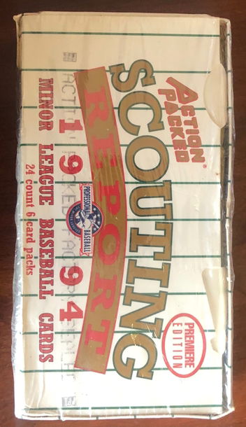1994 Action Packed Scouting Reports Minor League Wax Baseball Cards Wax Box