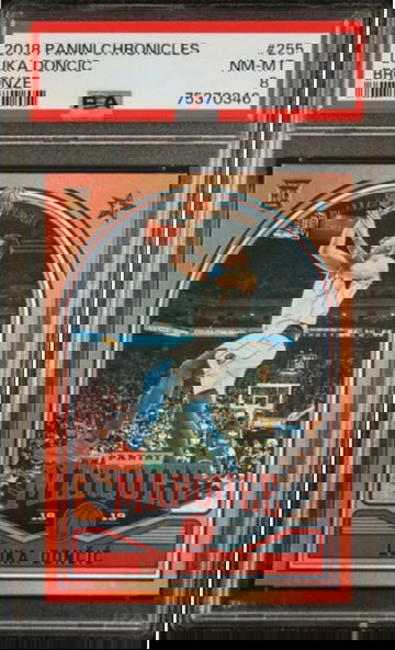 2018-19 Panini Chronicles Marquee Bronze #255 Luka Doncic PSA 8 Rookie RC