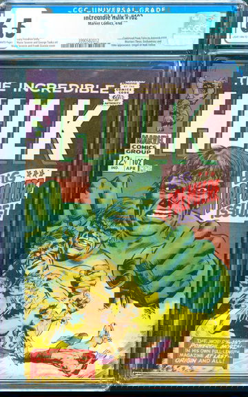 Incredible Hulk #102 (1968) CGC 6.5 -- Origin of Hulk retold; 1st issue since #6