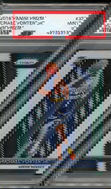 2018 Prizm Silver Michael Porter Jr PSA 9