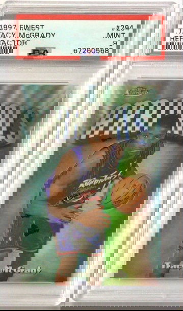 1997-98 Finest #294 Tracy McGrady RC Refractor /1090