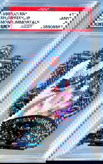 1998 Fleer Ultra Diamond Immortals Ken Griffey JR PSA 9 SSP