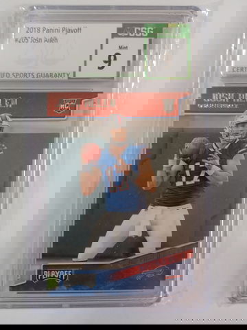 2018 Panini Playoff Josh Allen RC CSG 9 (SHIPS TRACKED FROM CANADA)