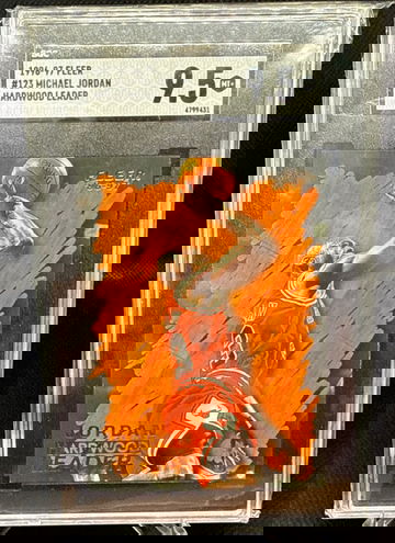 ‘96 Fleer Michael Jordan Hardwood Leader SGC 9.5