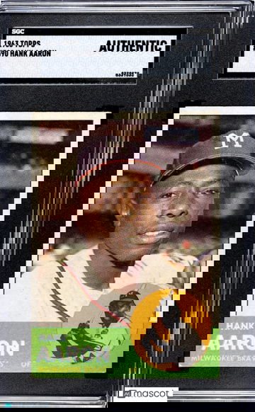 1963 Topps Hank Aaron #390 SGC A