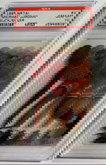 1995-96 Metal Michael Jordan Slick Silver PSA 10