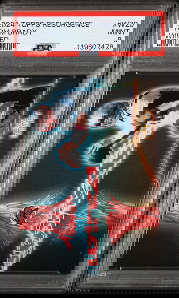 2024 Topps Resurgence Wired Tom Brady #W20 PSA 9