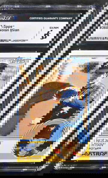 1983 Topps #360 Nolan Ryan CGC 6