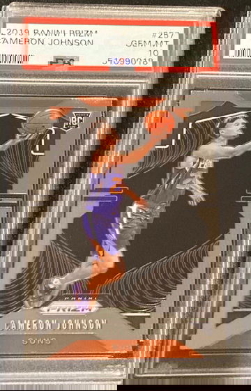 2019 Prizm Cameron Johnson Base PSA 10