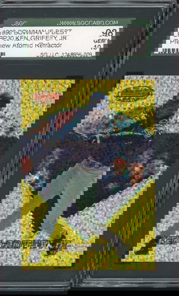 1996 Bowmans Best Ken Griffey Jr refractor