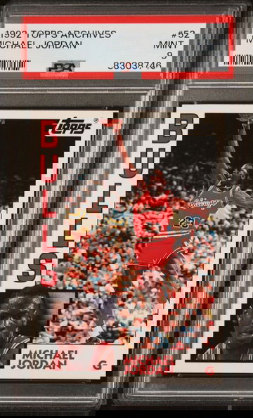 1992 Topps Archives #52 Michael Jordan PSA 9