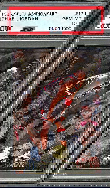 1995-96 SP Championship Michael Jordan Race For Playoffs #121 PSA 10