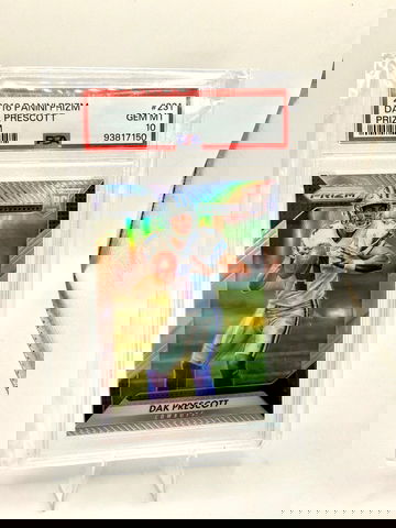 2016 Panini Prizm Dak Prescott RC Silver PSA 10 - Prizm