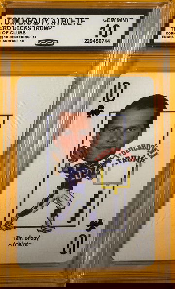 Hero Decks Trump Ten of Clubs - Tom Brady