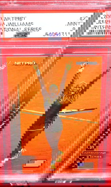 Serena Williams Rookie International Series NetPro 2003 Tennis Card #2 PSA 9