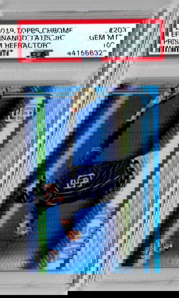 2019  Topps Chrome Prizm Refractor Fernando Tatis Jr. PSA 10