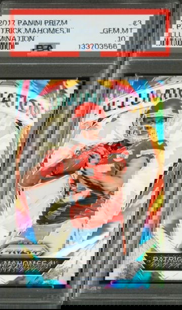 2017 Panini Prizm Illumination #3 Patrick Mahomes (RC) PSA 10