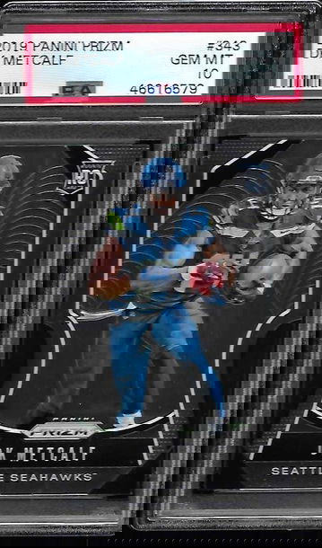 2019 Panini Prizm DK Metcalf RC #343 PSA 10