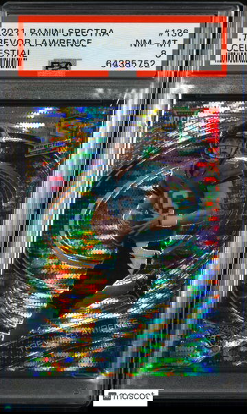 Trevor Lawrence 2021 Panini Spectra Celestial #136 Jaguars Rookie RC /99 - PSA 8