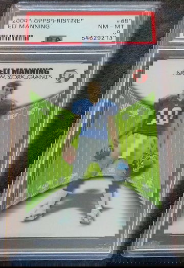 2004 Topps pristine Eli Manning rookie PSA 8 /999