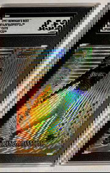 KEN GRIFFEY JR 1997 Bowman’s Best Cuts Refractor SGC 8.5