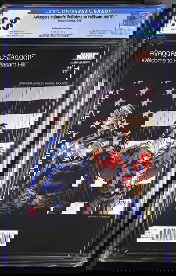 Avengers Standoff: Welcome to Pleasant Hill #1 CGC 9.8 WP (2015) Hip Hop Variant Cover