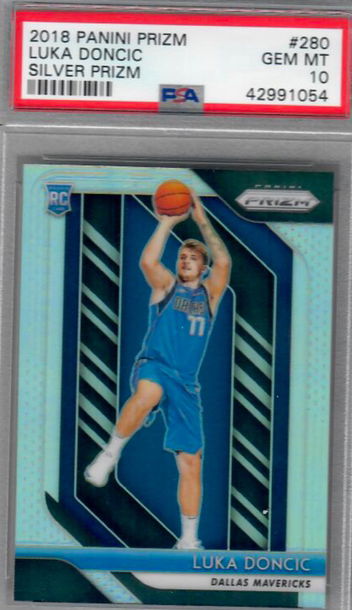 Luka Doncic Silver Prizm