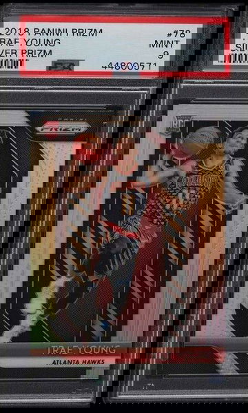 2018 Prizm Trae Young Silver Rookie #78 RC PSA 9