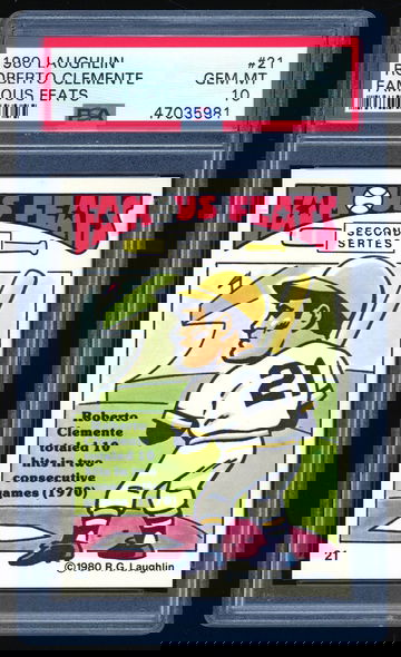 1980 Laughlin Roberto Clemente