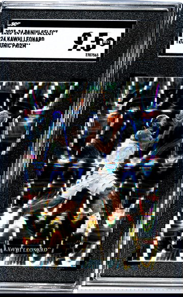 2023-24 Panini Select Tectonic Prizm Kawhi Leonard #24 SGC 9.5