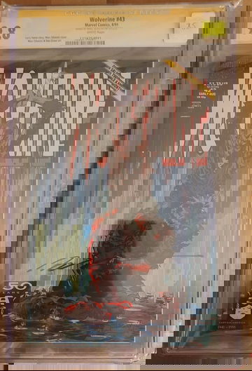 Wolverine #43 CGC/SS 9.8 Signed by Mark Silvestri