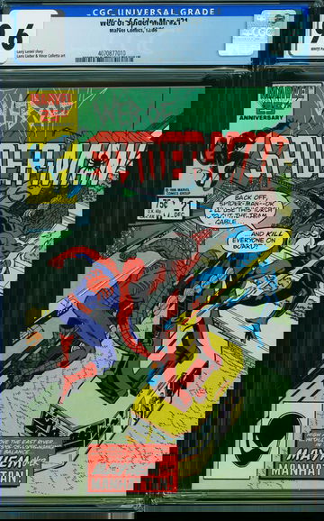 WEB OF SPIDER-MAN #21, CGC 9.6 NM+