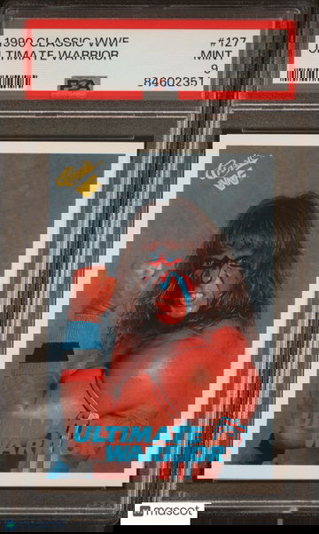 1990 Classic WWF Ultimate Warrior #127 PSA 9