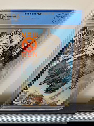 New X-Men #129 (2002) CBCS 9.6 1st Fantomex Cover Appearance not CGC 1st E.V.A