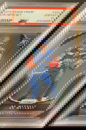 2019 Panini Prizm DK Metcalf PSA 10 GM-MT