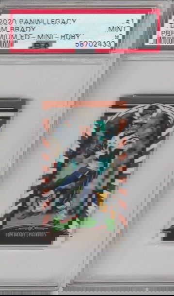 2020 Panini Legacy Tom Brady Ruby PSA 9 /75