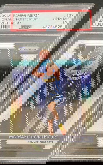Michael Porter Jr 2018-19 Prizm Silver RC PSA 10
