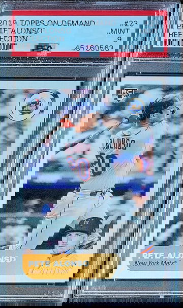 2019 SP PETE ALONSO Topps On Demand Reflection PSA 9 POP 4 Rookie RC #23