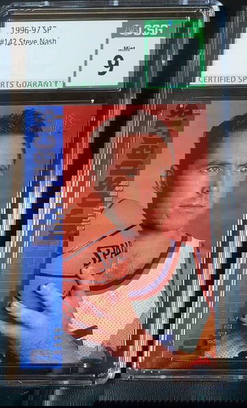 1996-97 SP #142 STEVE NASH RC CSG 9 MINT