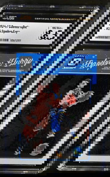 2016 Donruss Optic Stephen Curry CSG 8.5