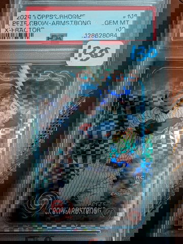 2024 Topps Chrome Xfractor Pete Crow-Armstrong  PSA 10