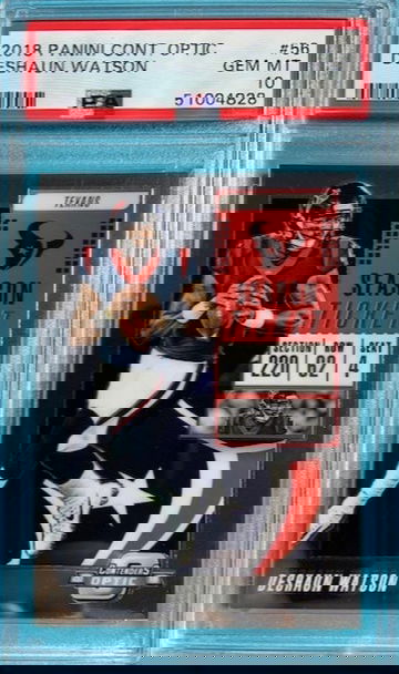 2018 Contenders Optic Deshaun Watson #56 Houston Texans PSA 10 Gem Mint Pop 1