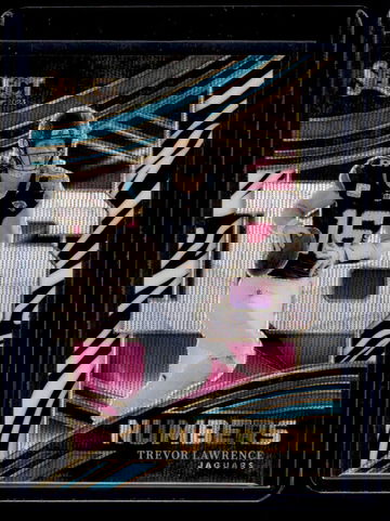 2023 Panini Select Numbers Zebra Trevor Lawrence #NMB-TLA Prizm